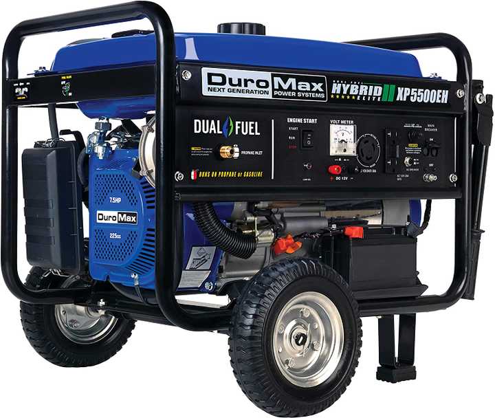 DuroMax XP5500EH 50 State Approved Dual Fuel Portable Generator