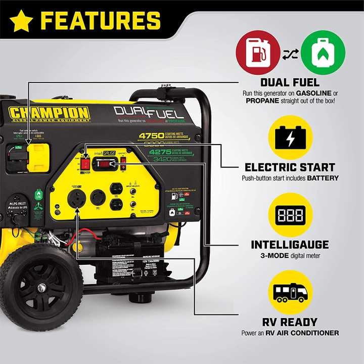 Champion Power Equipment 76533 Dual Fuel DJ Ready Portable Generator
